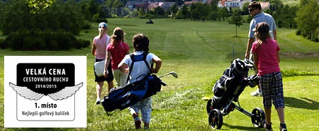 Hořehledy - rodina na golfu balíček pro rodiče s dětmi (4 osoby)